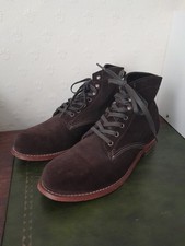 Wolverine 1000 Mile W40093 Brown Suede Boots 9.5D Made In USA. Red Wing.