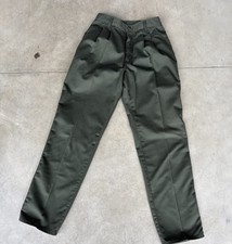 Vintage Wrangler Bareback Pants Womens 6x32 Green Pleated Rockies Style Mom