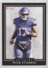 2022 SAGE Artistry Nick Starkel #77 10y0