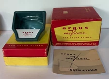 Vintage 1960s Argus PreViewer for Color Slides w/ Display Box #660