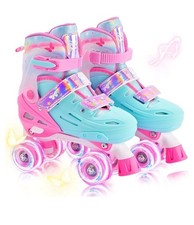 2PM SPORTS Roller Skates for Girls Boys Kids Age 3-6 with Light Up