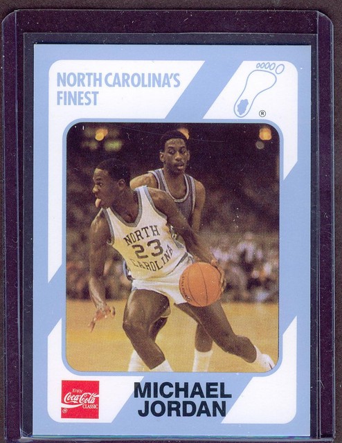 MICHAEL JORDAN NORTH CAROLINA S FINEST COLLEGIATE COCA COLA CARD EBay