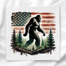 Bigfoot Fabric Panel for Quilting Sewing Crafting Quilt Block Square BF749694