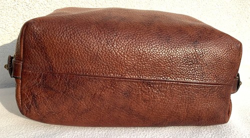 MULBERRY "Vanity Bag" Wexford Leather Brown 29 cm Kulturtasche - Bild 4 von 9