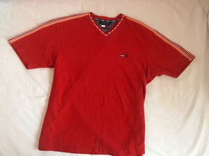 tommy jeans red t shirt