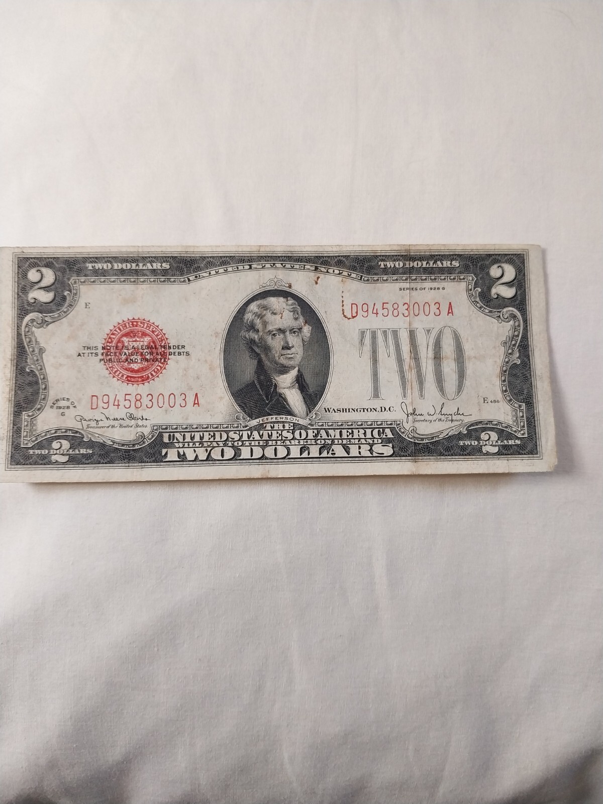 billetes de 2 dolares sello rojo 1953 | eBay