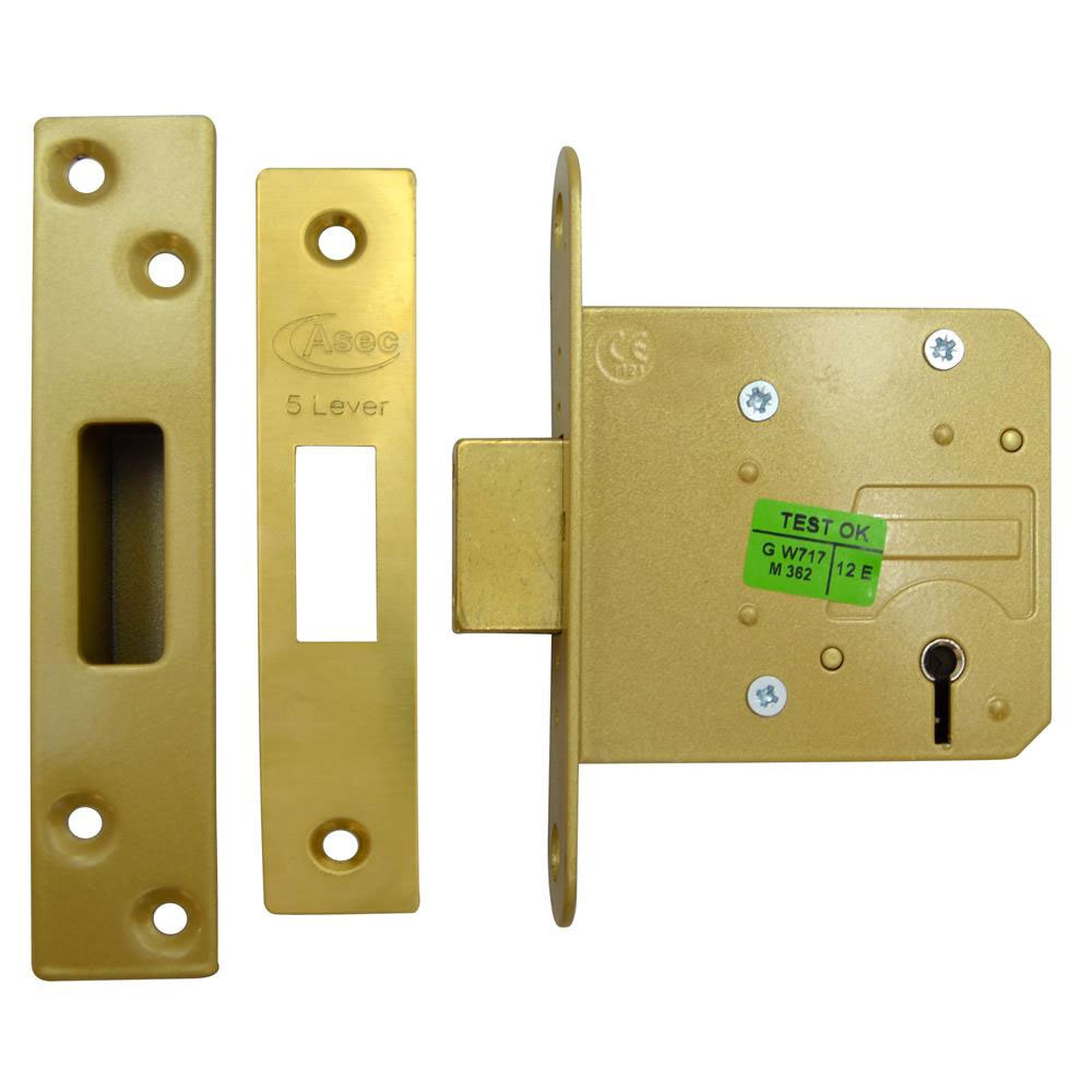 Asec Deadlock 76mm PB 5 Lever (AS1019)