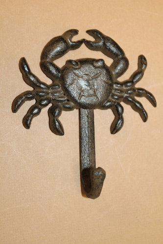 Nautical Fishing Fish Bone Crab Sailor Anchor Wall Hooks Set, Sea Memories - Picture 3 of 5
