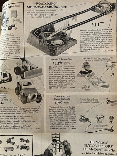 Sears 1974 Christmas Wish Book catalog : Fashion Toys GI Joe Barbie Tonka Snoopy - Picture 8 of 24