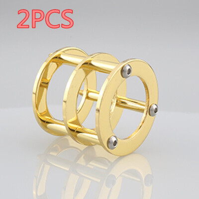 2PCS Chrome Gold Plated Tube Protector Cover Vacuum Tube Guard for Audio AMP DIY