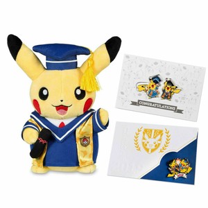 pikachu graduation plush