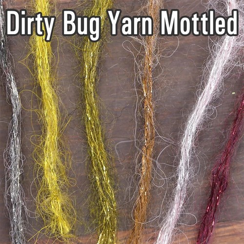 Spools Fly Tying Dirty Bug Yarn Mottled Dubbing Thread Nymph Scud Bug DIY Set - Picture 6 of 14