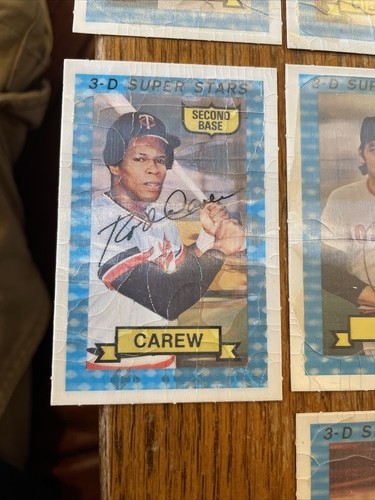 1974 Kellogg's 3-D Baseball Card Lot (Low  Grade) CRACKS 7 HOF CARDS Fisk Gibson - Picture 6 of 17