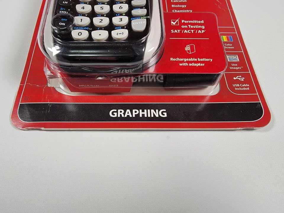 NEW Texas Instruments TI-84 Plus C Silver Edition Graphing Calculator -Black - Image 2 of 4