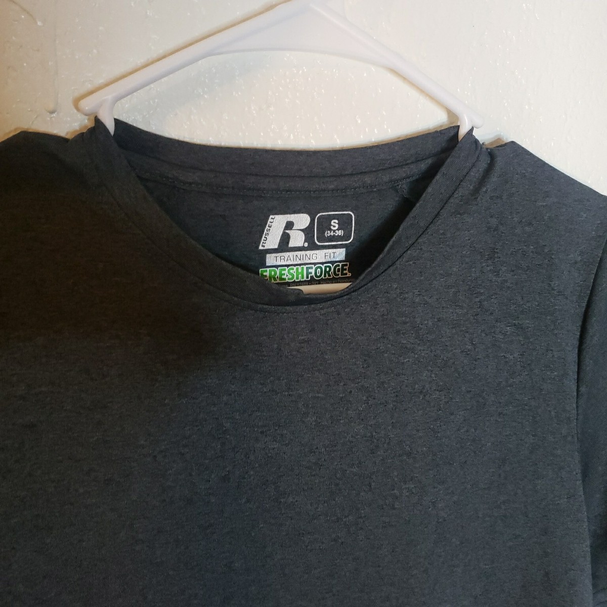 russell training fit fresh force shirts