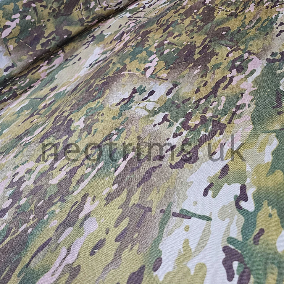 Waterproof Canvas Fabric Camouflage Pattern Thick Heavy Duty Outdoor Neotrims - image 4 of 4