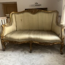 Antique Sofa in Silk 