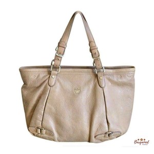 mcm embossed bag