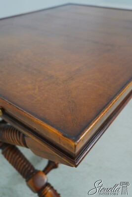 L64739EC: THEODORE ALEXANDER Leather Top Shoe Foot Coffee Table | eBay