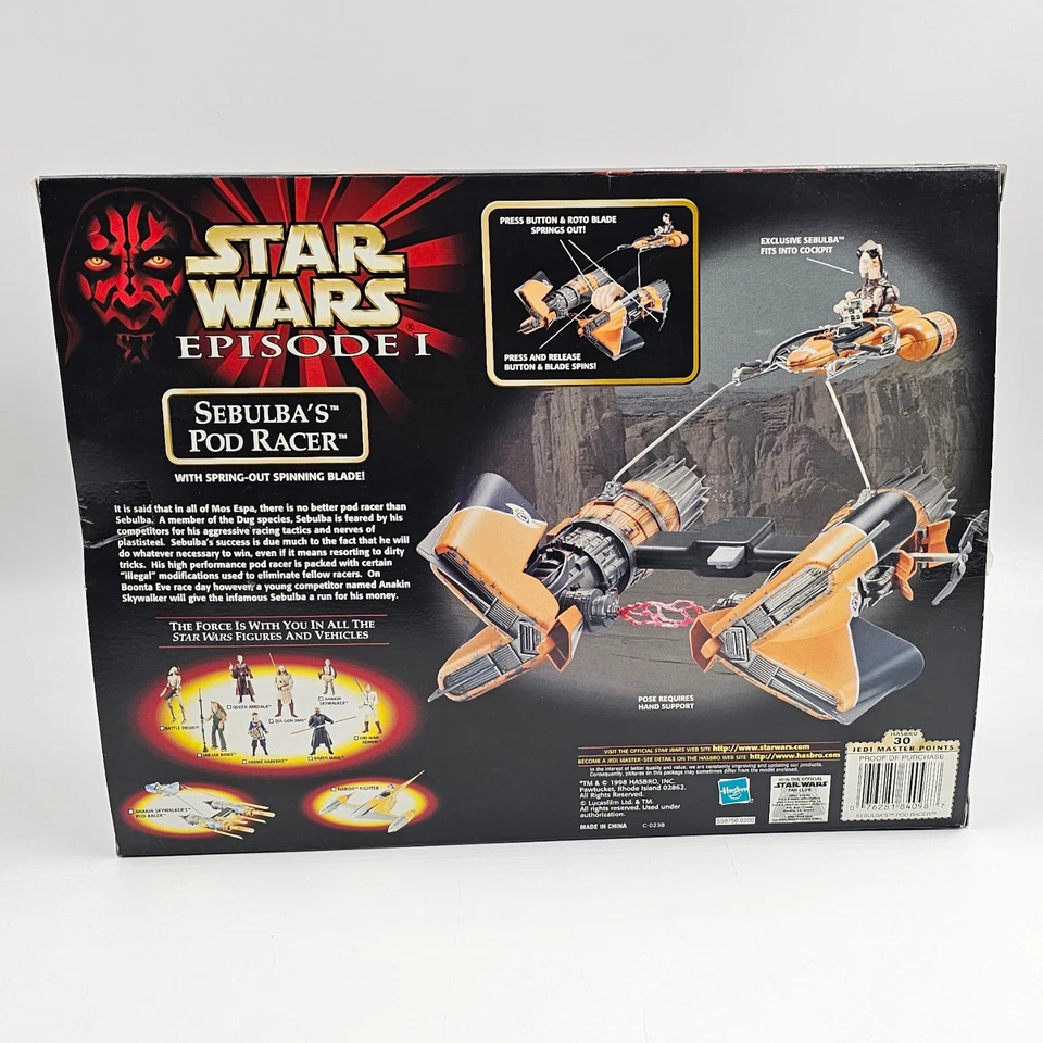 Star Wars Episode I Sebulba's Pod Racer 1st Release (Seal Broken) - image 3 of 4