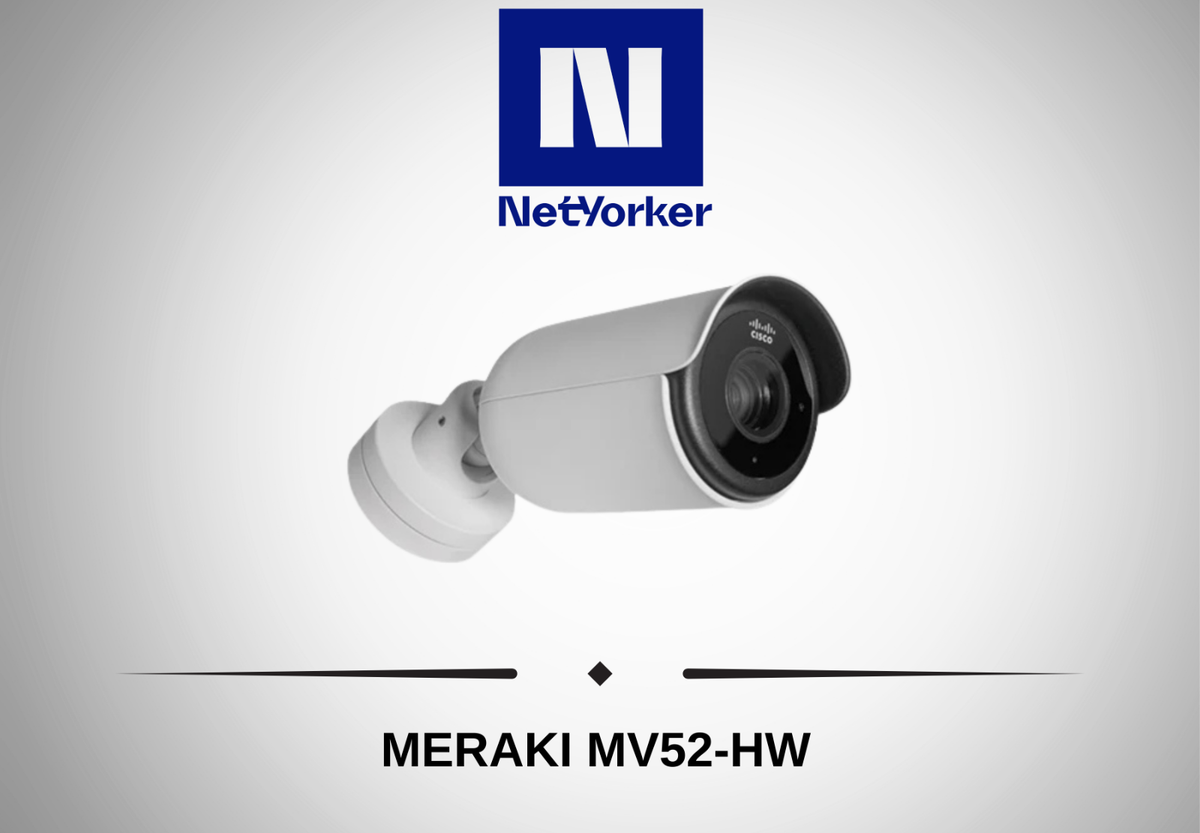 Cisco Meraki MV52-HW Varifocal Outdoor Bullet Camera -Same Day Shipping
