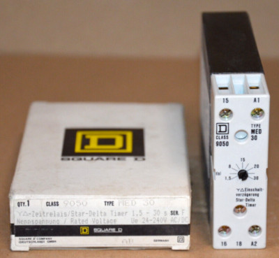 Square D 9050 Zeitrelais MED 30 NEU OVP