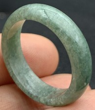 Video Certified Green Natural A Jadeite Jade Round Circle Ring NO.10.25  331361