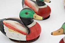 Jasco Mallard Duck Porcelain Lint Remover Brush use as decor 1980s - You Pick