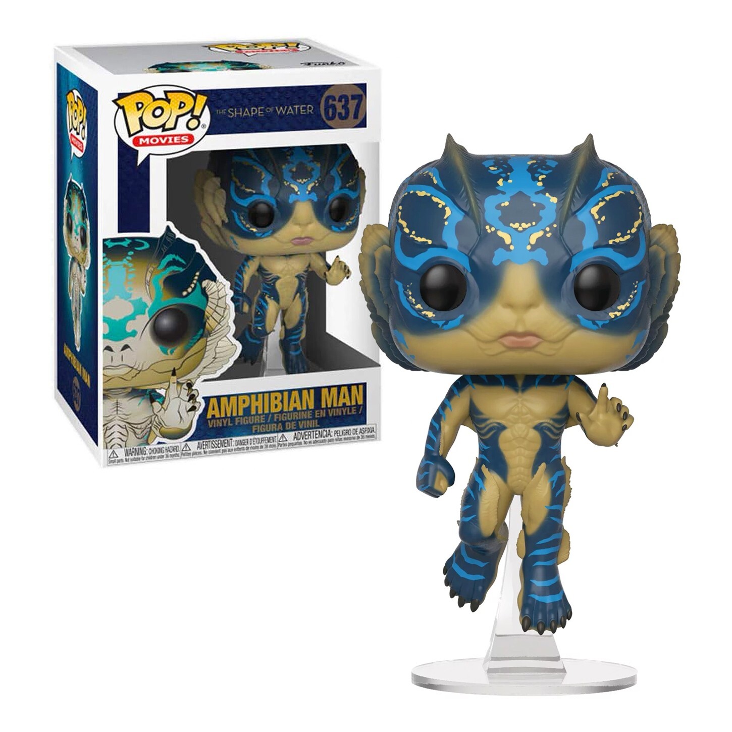 Sale Amphibian Man #637 Figure The Shape Of Water Movies Pop! Vinyl Funko 2018