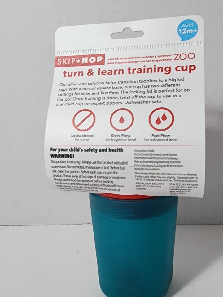 Taza de entrenamiento Skip Hop Zoo Turn-and-Learn, Otis Owl ¡Envío gratuito! Foto 3 de 4