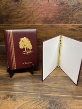 In Remembrance Funeral Guest Book Binder Celebration of Life Memorial Service