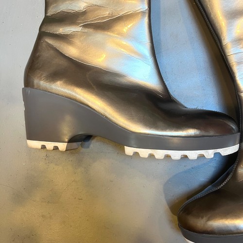 Botas Rockport Impermeables Hydro Shield Plateadas Metálicas EE. UU. 11 UE 43 NUEVAS SIN CAJA - Imagen 2 de 7