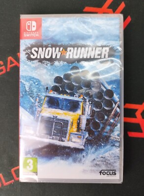 SnowRunner Nintendo Switch Videospiel (NEU & VERSIEGELT)