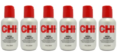 CHI Infra Shampoo - Moisture Therapy Shampoo, 2oz (Pack of 6)