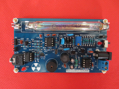 Assembled DIY Geiger Counter Kit Nuclear Radiation Detector Arduino Tube