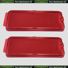 For Ford F250 F350 F450 F550 1999-2007 Inside Door Reflector Light Lens 2PCS