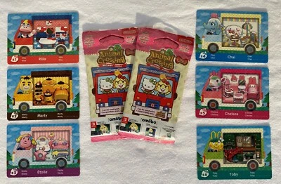 Animal Crossing Sanrio Welcome Amiibo Carte Selezione Nintendo WIIU 3DS Switch