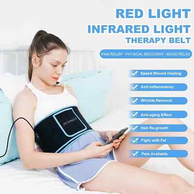 Laser Lipo LED Red Light Therapy Belt Pain Relief Near Infrared Weight Loss  Fast | eBay