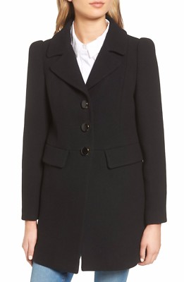 kate spade black peacoat