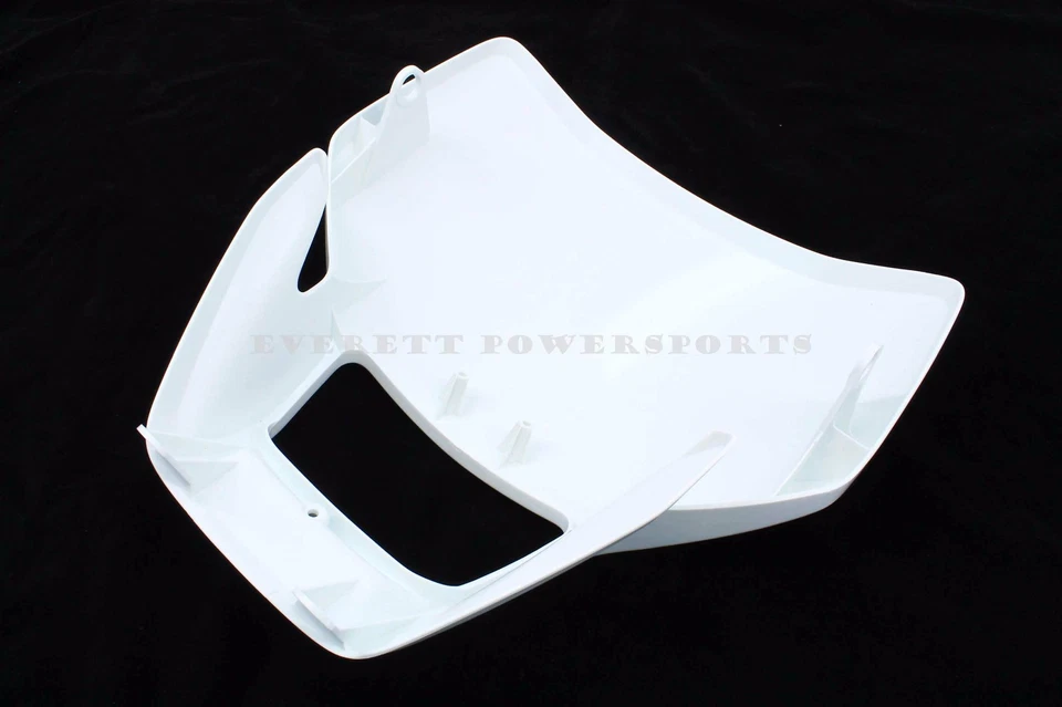 Headlight Cover White Shroud Visor Plate 04-07 CRF 250 X 05-07 CRF 450 X L196 - Image 3 of 4