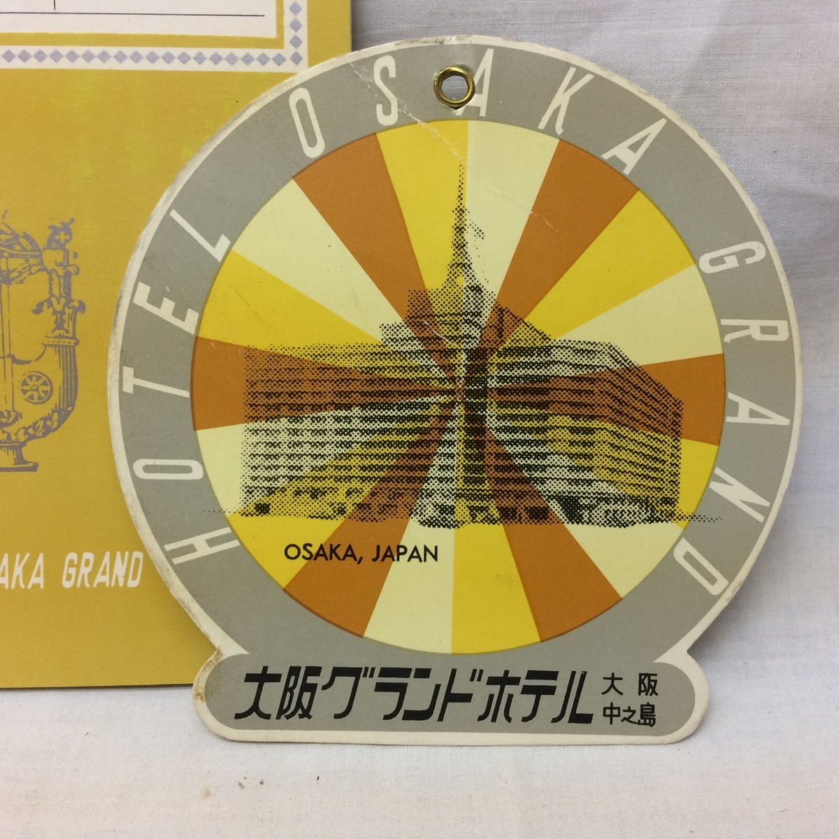 Vintage Hotel Osaka Grand Brochure w/ Advertising Tag Japan | eBay