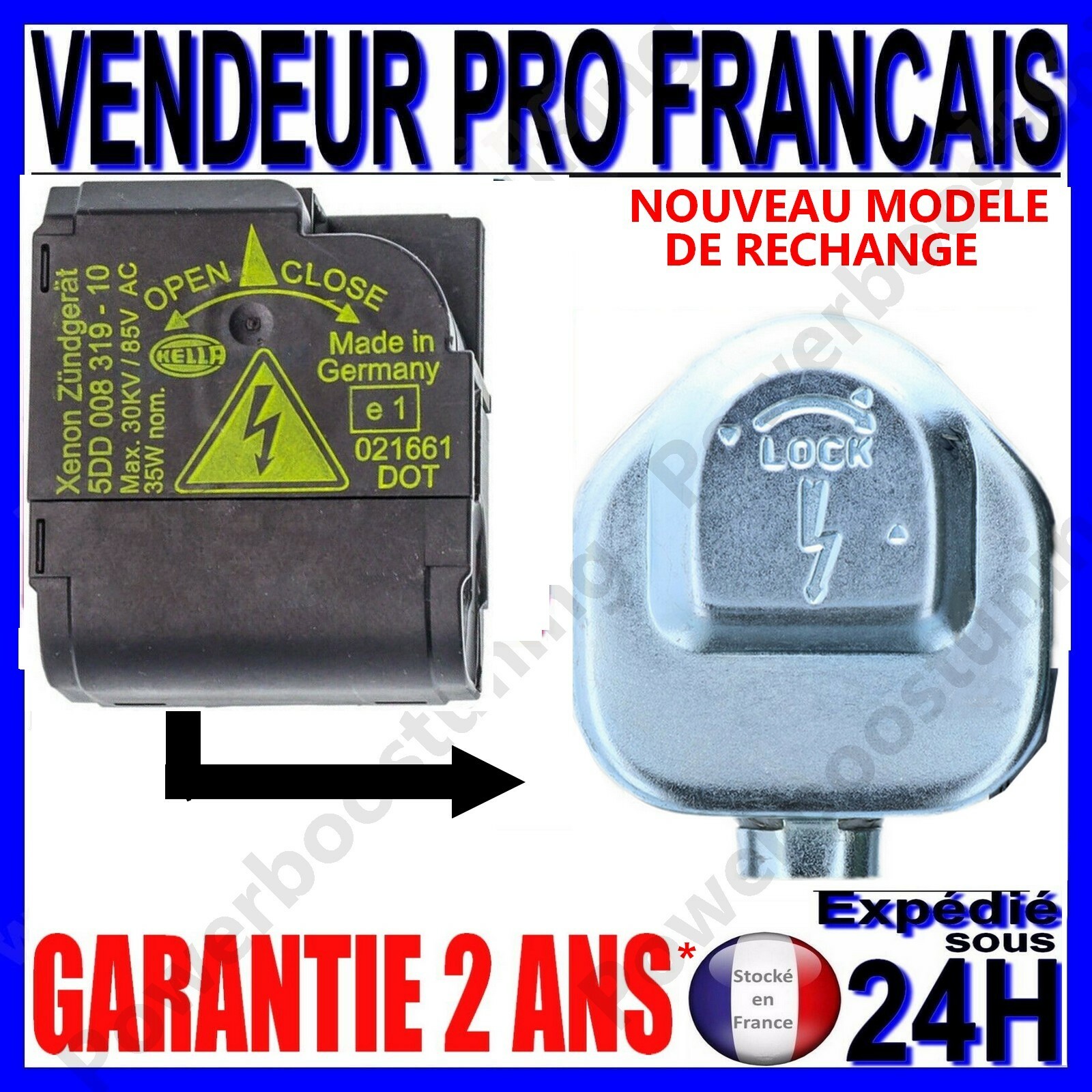 Allumeur 5DD 008 319-10 pour réparer le boîtier commande ballast de phare xénon D2S