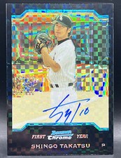 2004 Bowman Chrome Shingo Takatsu RC Rookie 1st Auto Xfractor Japan NM+ #342 