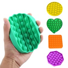 4 Pcs Push It Pop Bubble Sensory Stress Relief Fidget Toys For Kids and Adults