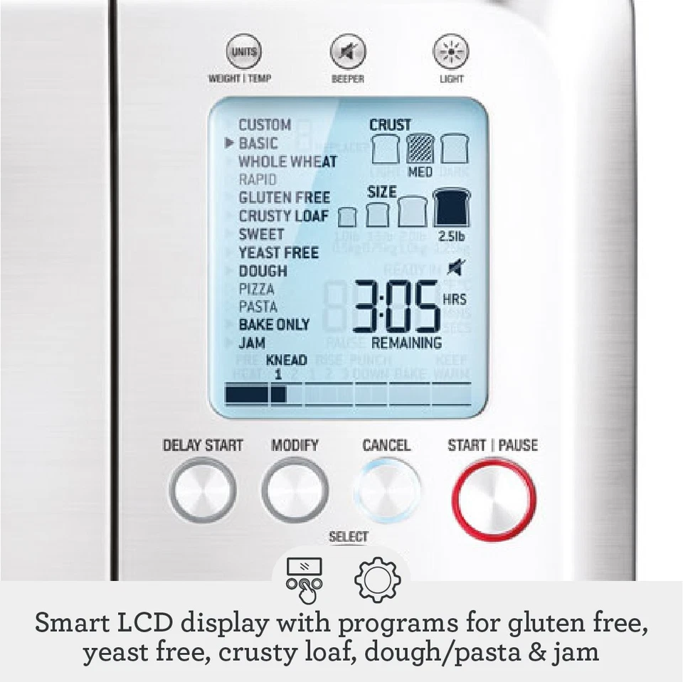 Breville the Custom Loaf Pro - Bread Maker- Refurbished by Breville - image 4 of 4