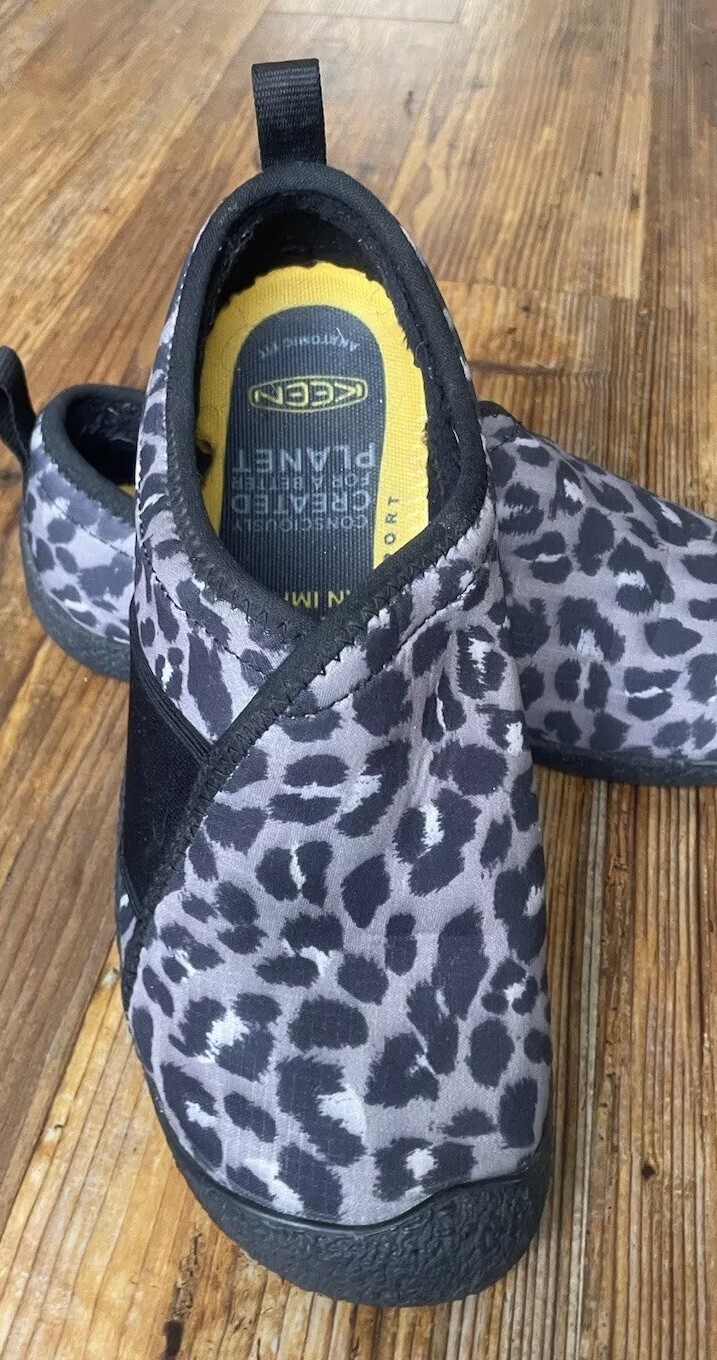 Keen donna howser avvolgente stampa ghepardo nero casual 7 5 38