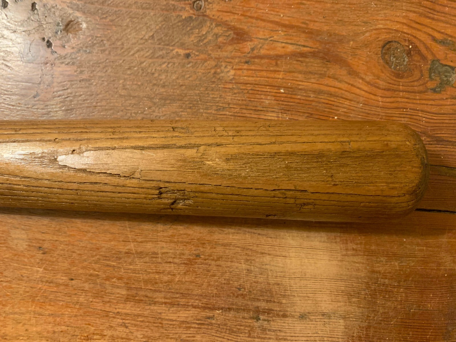 Early Rare Wooden Baseball Bat MAINS DOLLEY & WARD Fryeburg, Maine eBay