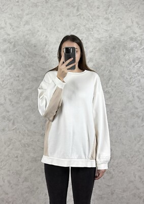 タグ付き Moncler SARCELLE ホワイト サイズ0 Moncler Maglia Girocollo Women's Oversized Sweatshirt Size XS | eBay