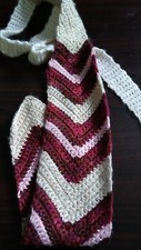 Handmade Crochet Men's Necktie 50"x3.5"