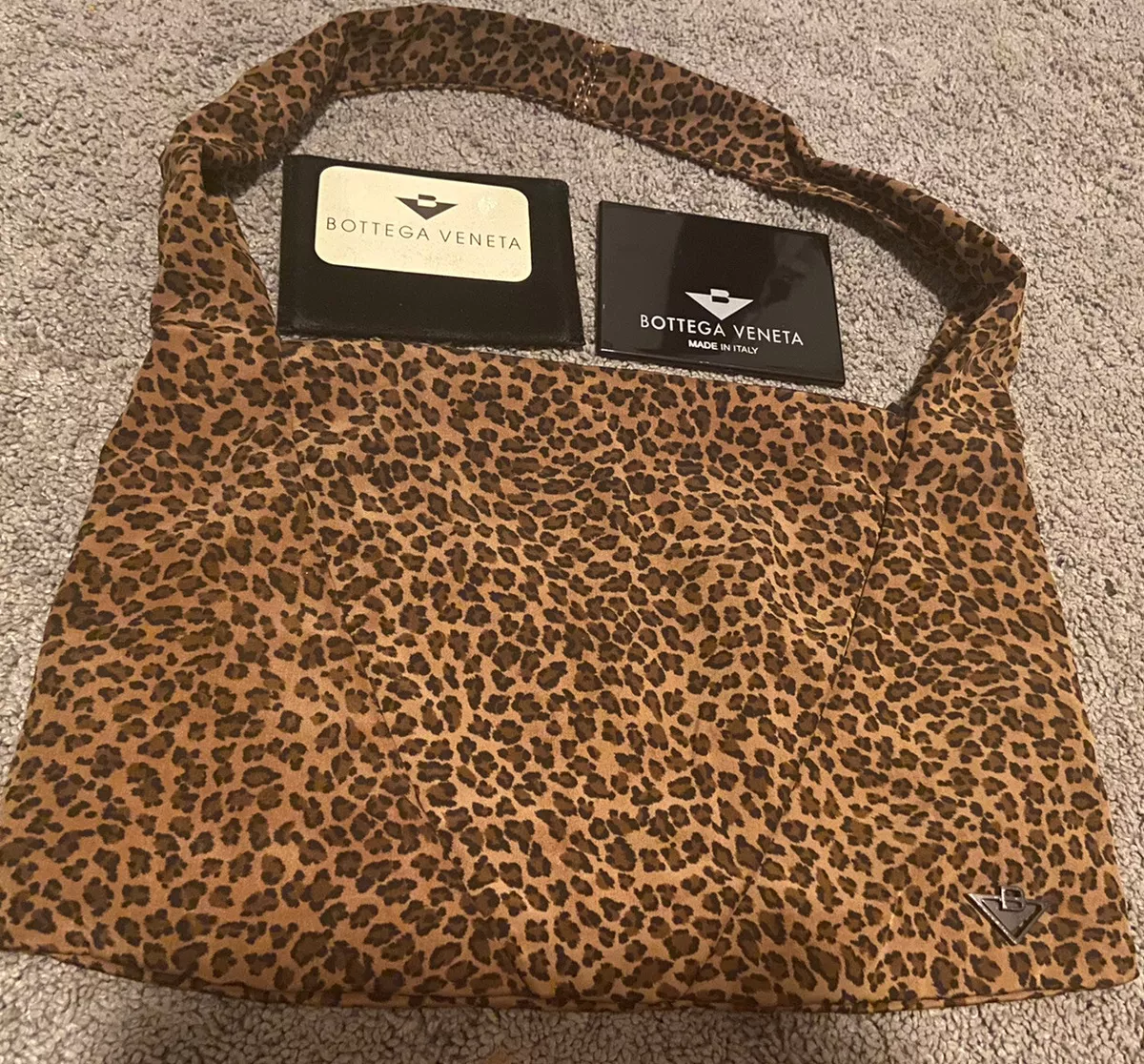 Bottega veneta leopard best sale bag